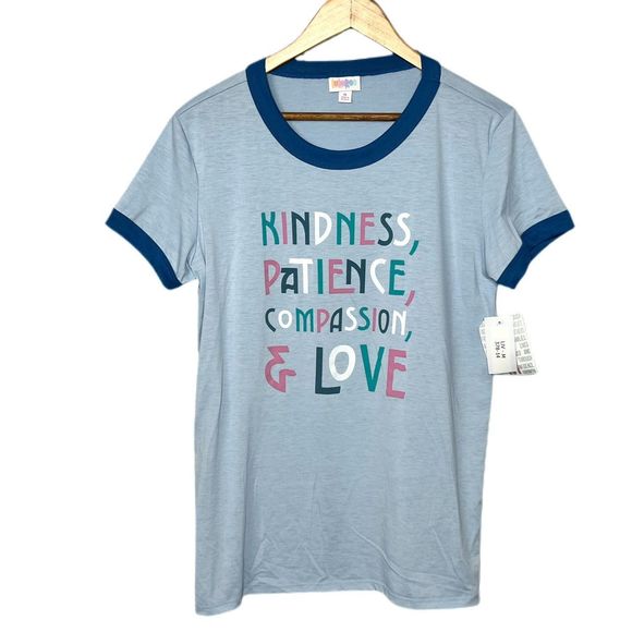 NWT M T-shirt Kindness, LuLaRoe Liv - Picture 1 of 6